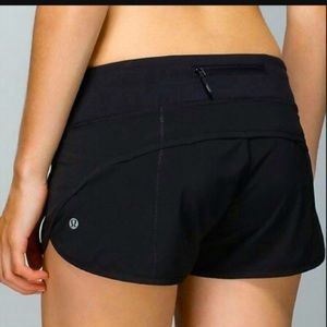 Lulu Lemon Black Athletic Shorts